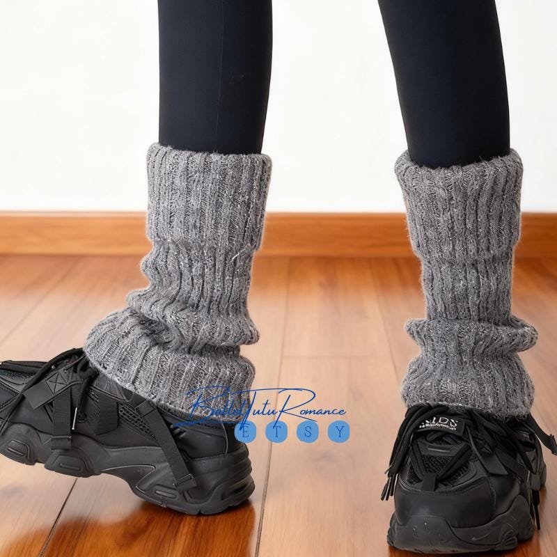 Wool Blend Leg Warmers Jk Style Thread Socks, Stylish Cozy Leg Covers