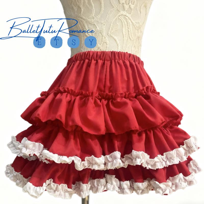 Y2K Ballet Punk Tiered Ruffled Puff Skirt, Pumpkin Cosplay Petticoat for Gothic Vintage Outfits