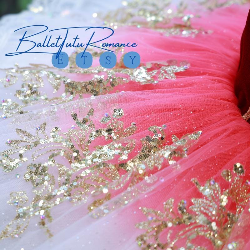 High-End Velvet & Tulle Ballet Tutu - Custom Adult/Child Burgundy Pink Dance Dress,Aurora/Nutcracker