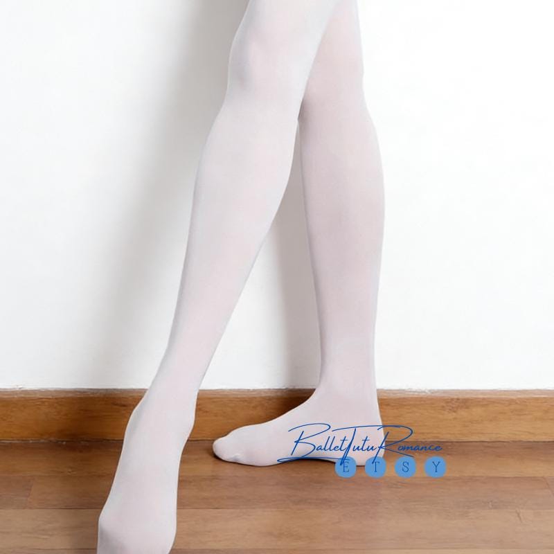 Ballet Dance Tights Anti-Run: 9/10 Cropped/Hole Cutout/Footed, Adult Yoga Tights