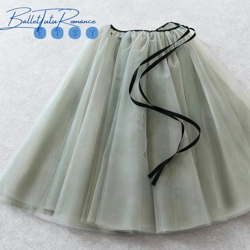 Custom Kids Ballet Tulle Skirt, Ballerina Tutu for Dance Practice & Recitals, Soft Flowy Skirt