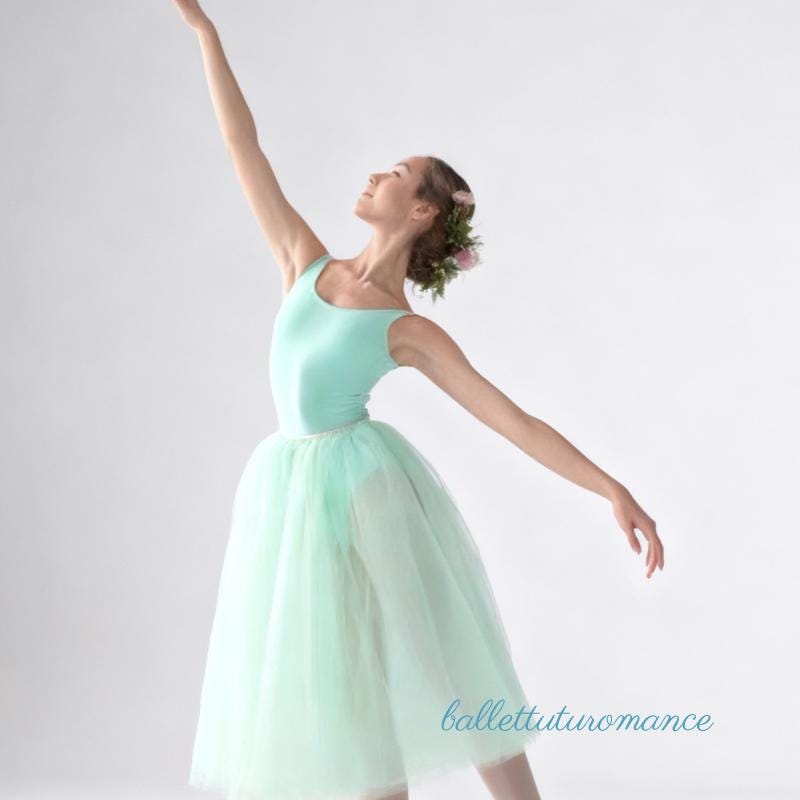 Custom Kids Ballet Tulle Skirt, Ballerina Tutu for Dance Practice & Recitals, Soft Flowy Skirt