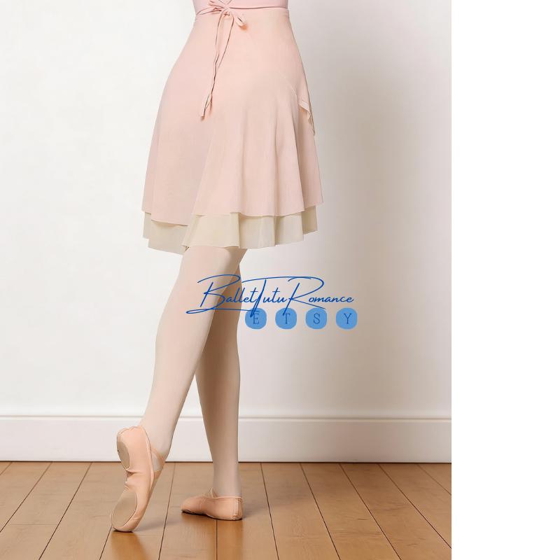 Adult Ballet Sheer Skirt, Irregular Chiffon Dance Tutu, Practice Dance Wear