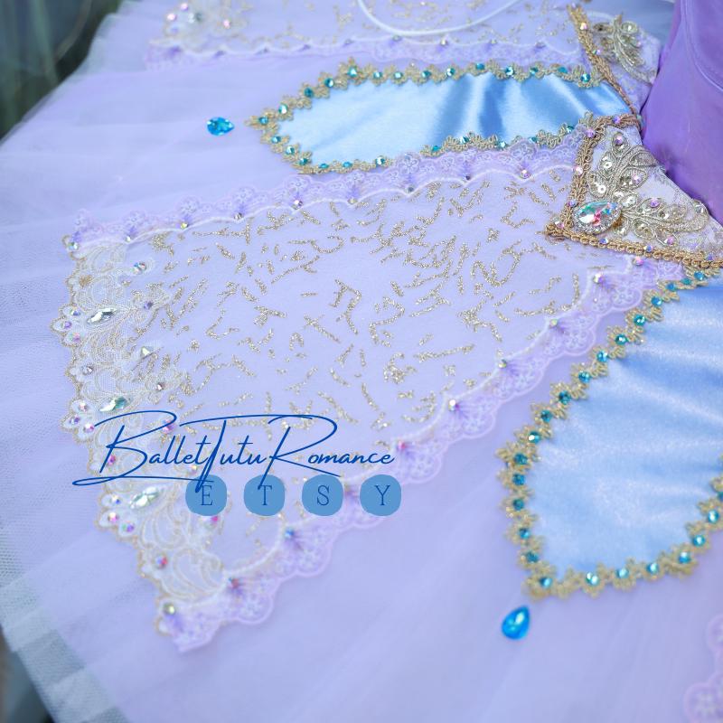 Luxury Custom Ballet Tutu, Adult & Child Handmade High-End Ballerina Costume for Performances,Aurora/Nutcracker