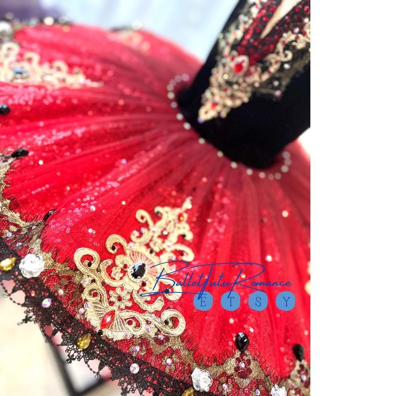 Customized Professional Ballet Tutu, Custom Kitri Don Quixote Performance Costume for Dancers