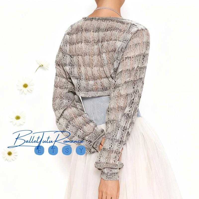 Dance Shawl - Handcrafted Ballet Wrap | Mauve Mesh Dance Cover Up for Performances