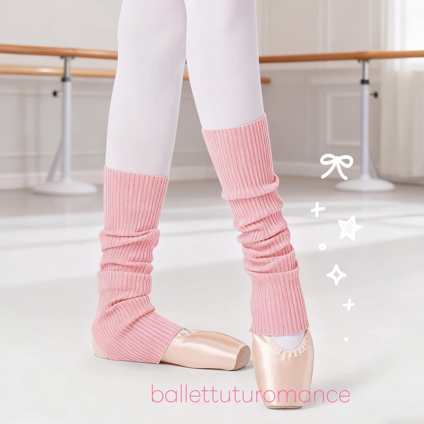 Ribbed Knit Ballet Over-The-Knee Socks - Dance Warmth Accessory, Stylish Leg Warmers for Ballerinas Lovers
