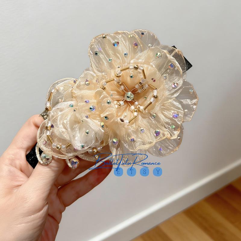 Customized Champagne Ballet Crown, Adult & Child Performance Headwear, Esmeralda Don Quixote Tiara