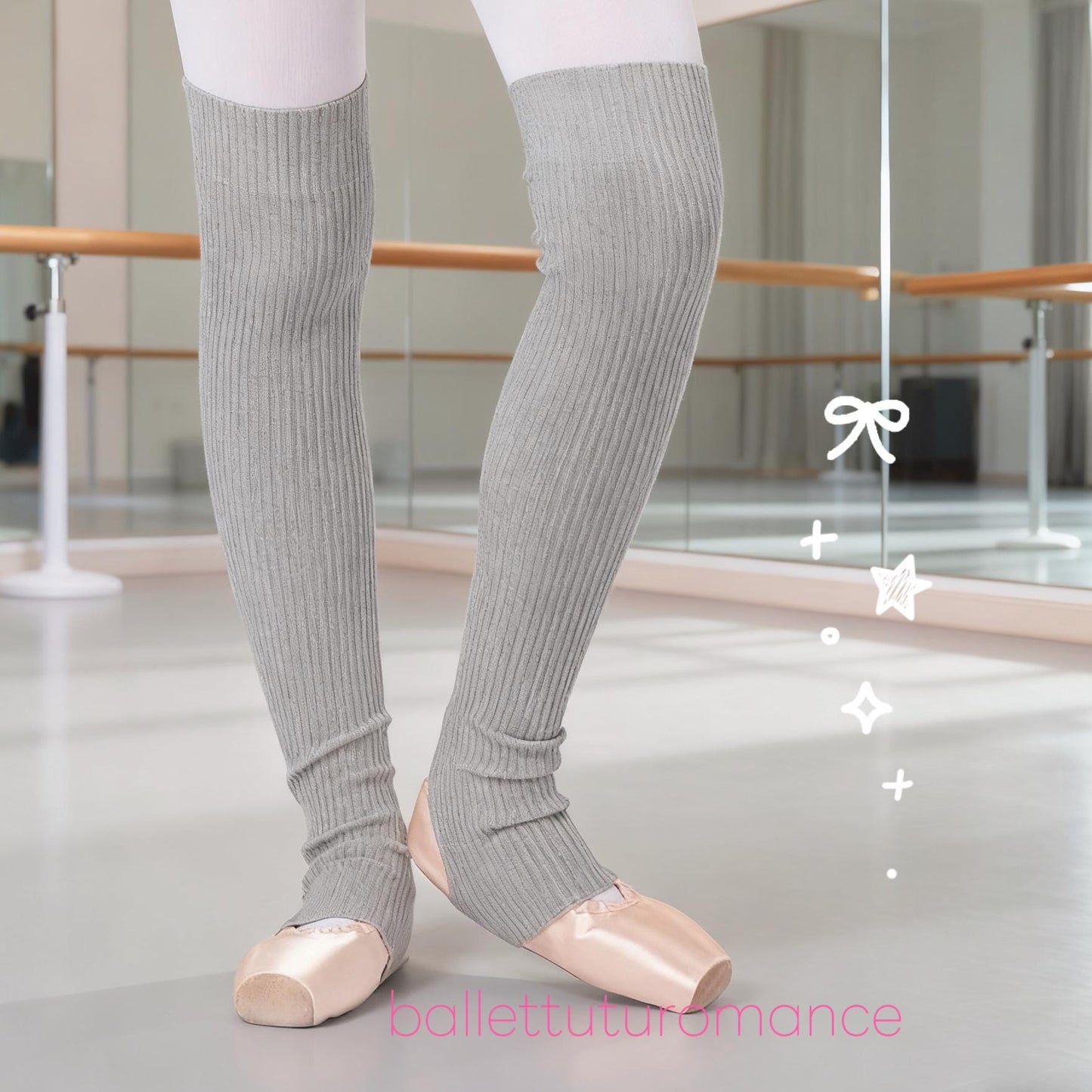 Ribbed Knit Ballet Over-The-Knee Socks - Dance Warmth Accessory, Stylish Leg Warmers for Ballerinas Lovers