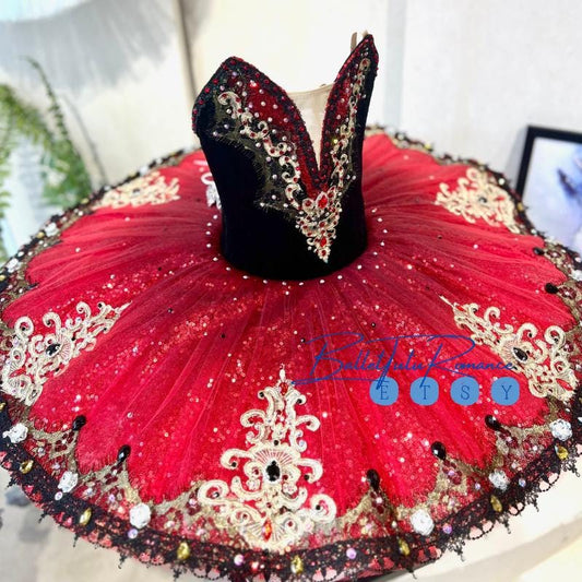 Customized Professional Ballet Tutu, Custom Kitri Don Quixote Performance Costume for Dancers