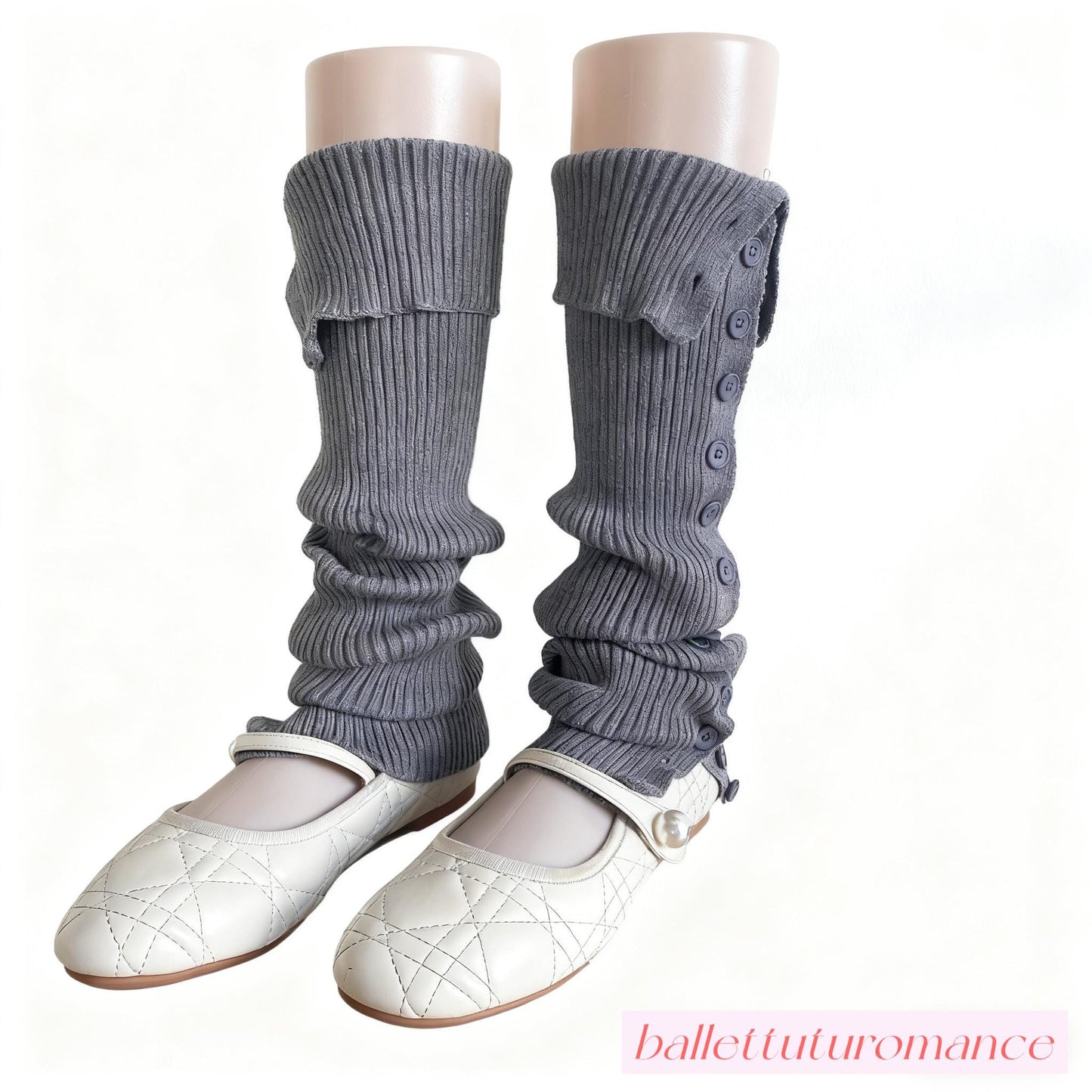 Handmade Knit Leg Warmers, Ballet Elements Design, Ballet & Mary Jane Shoes Compatible,Warm Sleeves