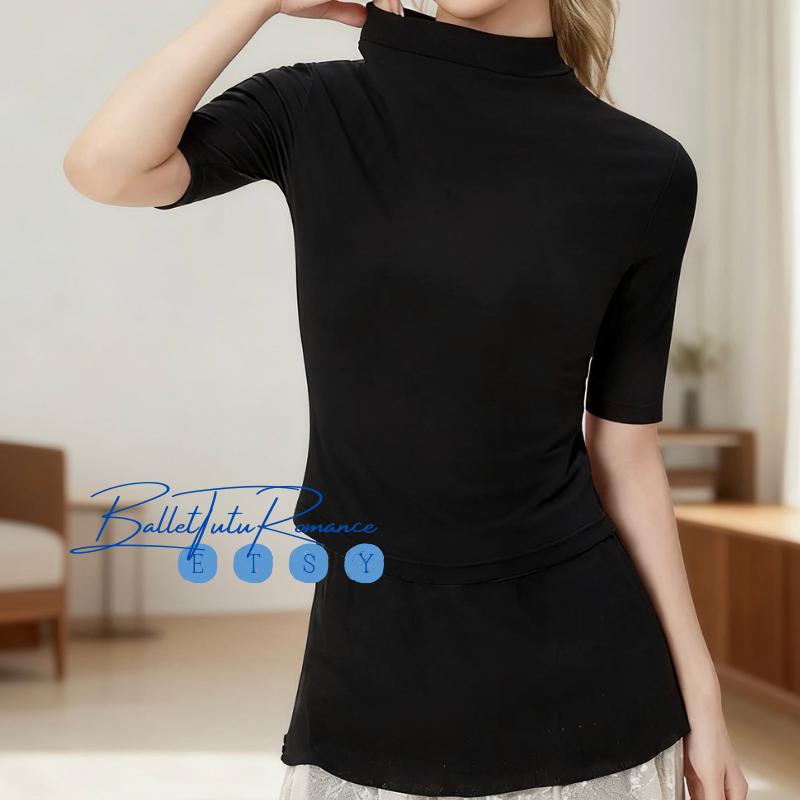 Sleeveless Warm Yoga Dance Vest Cardigan and Long Sleeve Ballet Dance Practice Workout Top