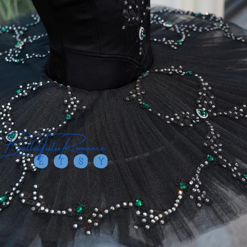 Black Swan Luxury Ballet Tutu: Custom Adult/Child Performance Costume, High-End Bespoke