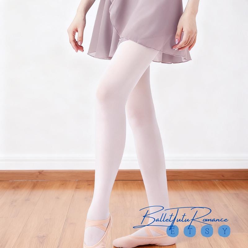 Girls Ballet Practice Wrap Skirt: One-Piece Dance Training Gauze Half Skirt for Rehearsals,Dance Class