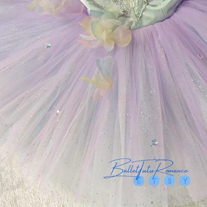 Opulent Gold Silver Leaf Ballet Tutu, Luxury Professional Tutu, Adult Child Performance, Nutcracker Aurora