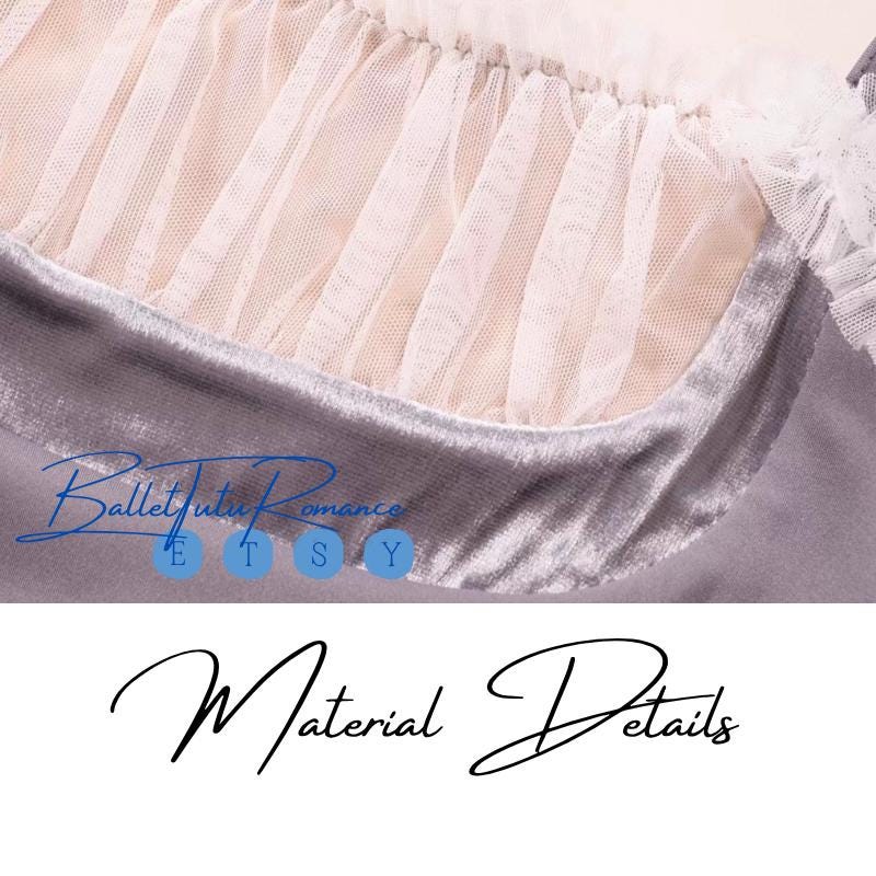 Kids Baroque Ballet Bodysuit & Tutu Skirt Set, Girls Ballet Dancewear, Children’s Dance Outfit