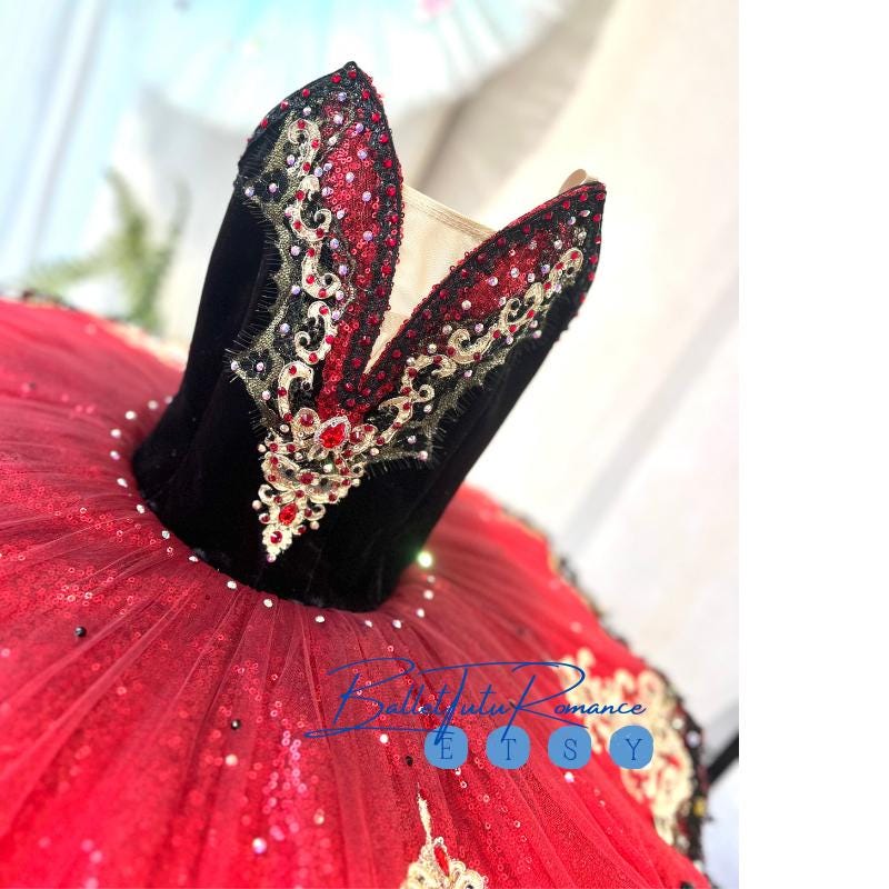 Customized Professional Ballet Tutu, Custom Kitri Don Quixote Performance Costume for Dancers