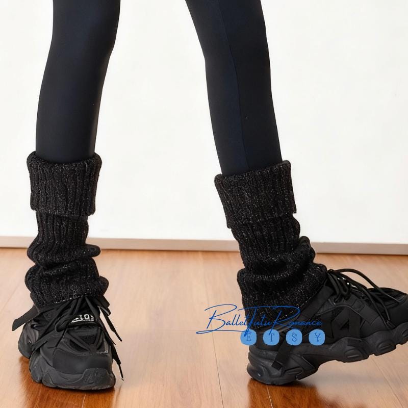 Wool Blend Leg Warmers Jk Style Thread Socks, Stylish Cozy Leg Covers