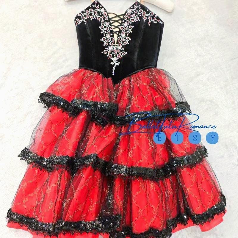 Luxury Professional Ballet Tutu, Custom Dress, Adult Child Dance Wear, Giselle/Carmen, Rush Order